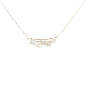 K10YG 淡水パール ネックレス