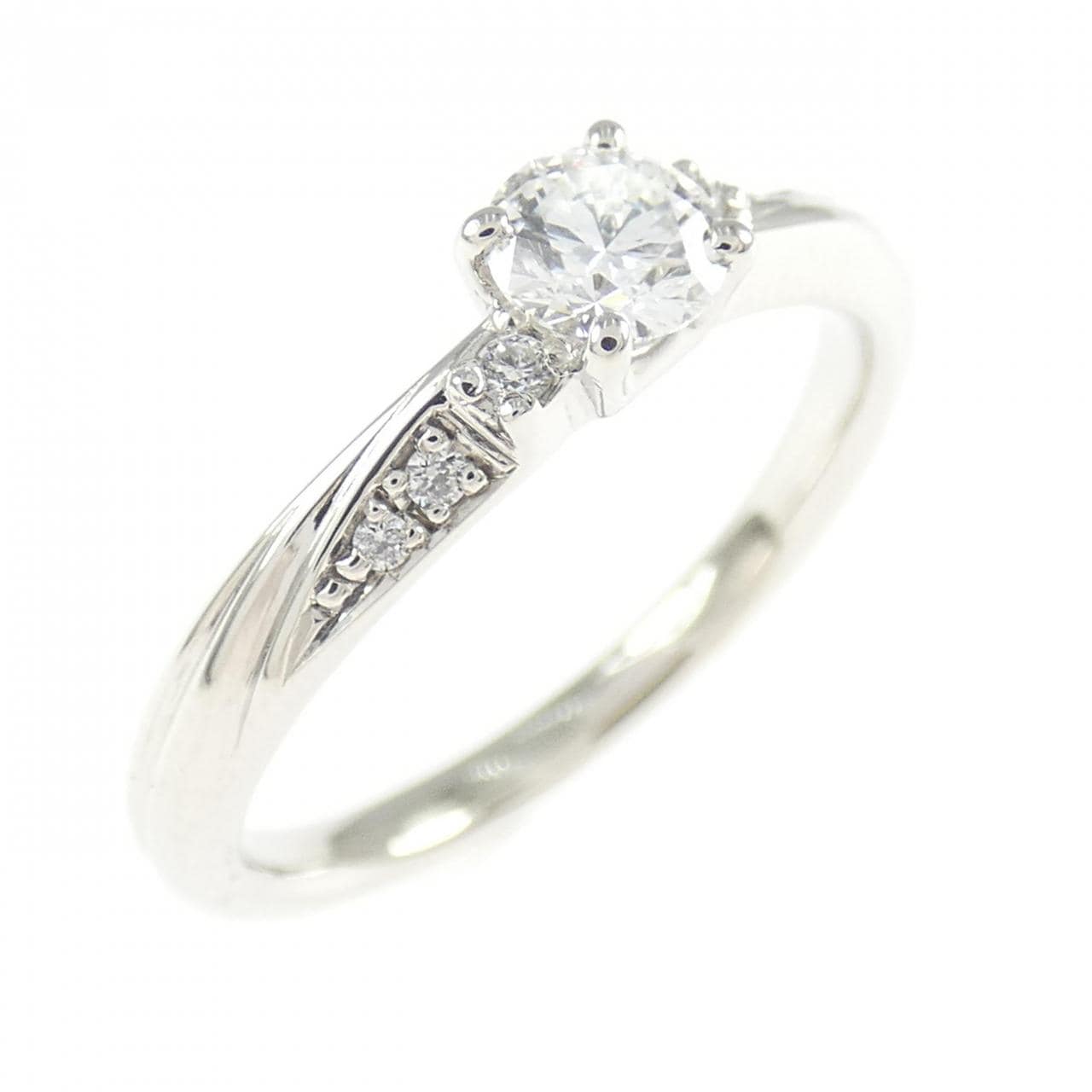 PT900 ダイヤモンド リング 0.263CT D VVS1 3EXT H&C