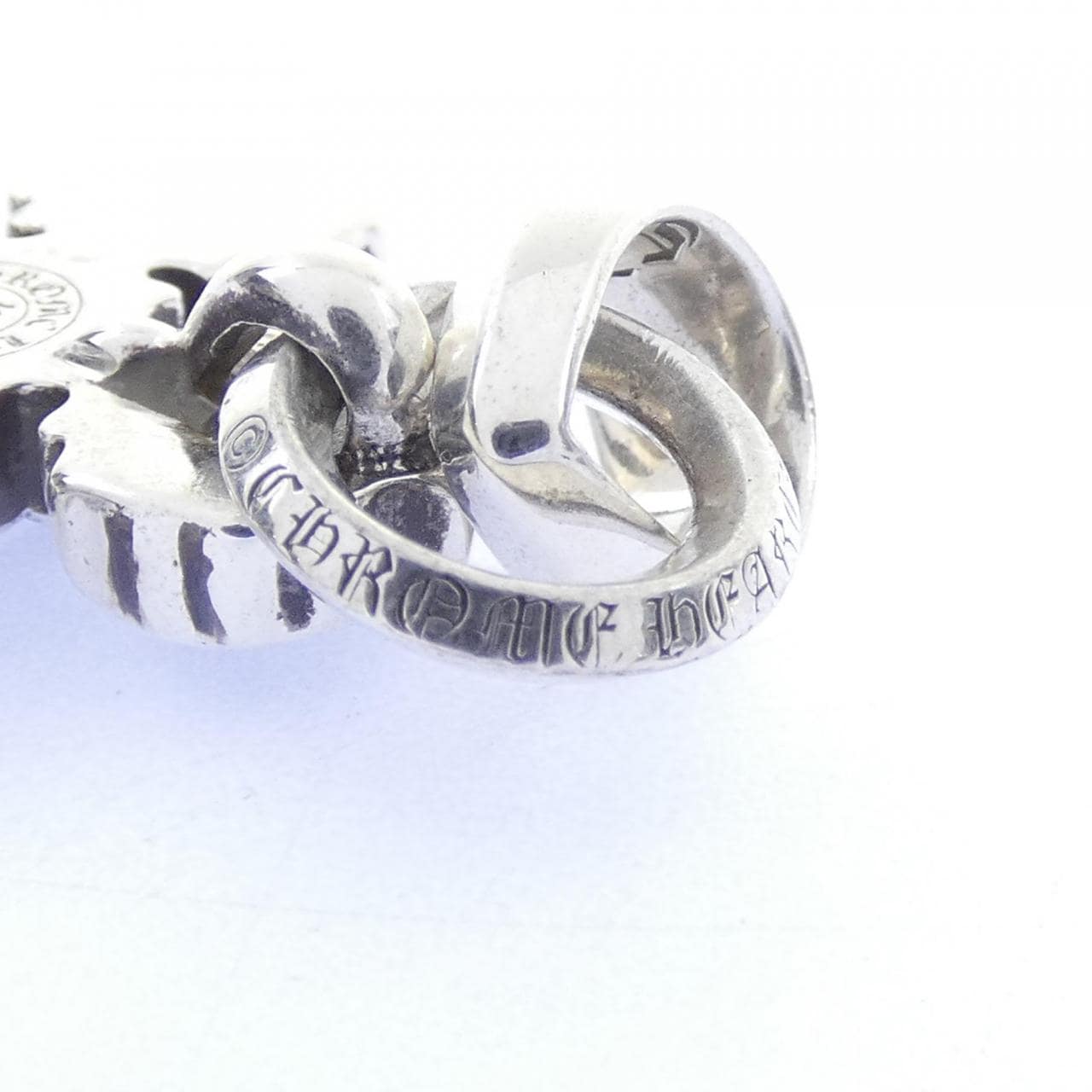 クロムハーツ CHROME HEARTS FILIGREE CROSS XSM W/ATTAVHED BALE 206015025SLVXXX208 ペンダント