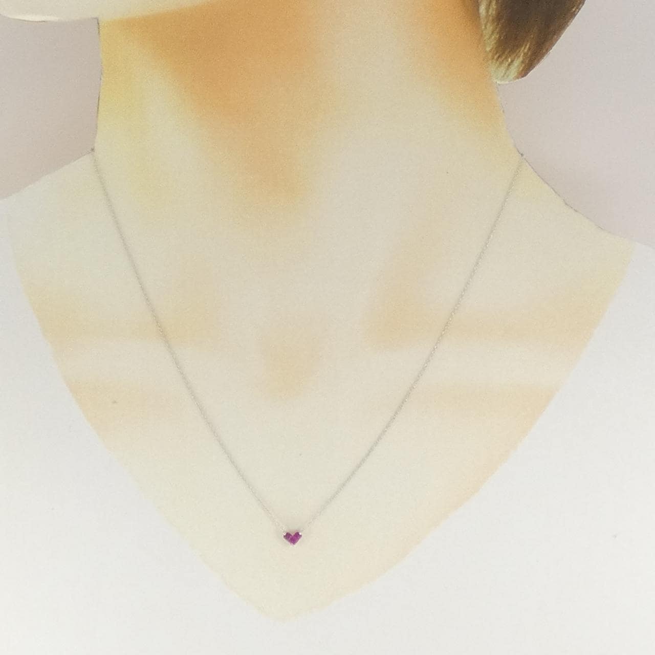 スタージュエリー ミステリアスハート ネックレス 0.13CT