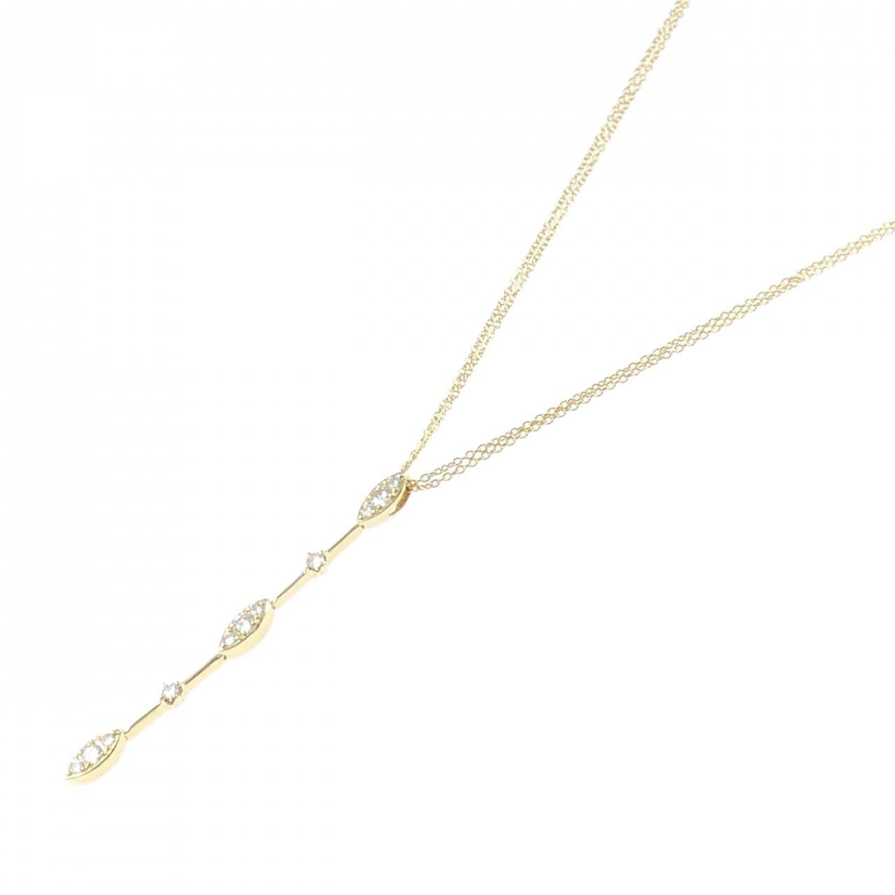K18YG ダイヤモンド ネックレス 0.40CT