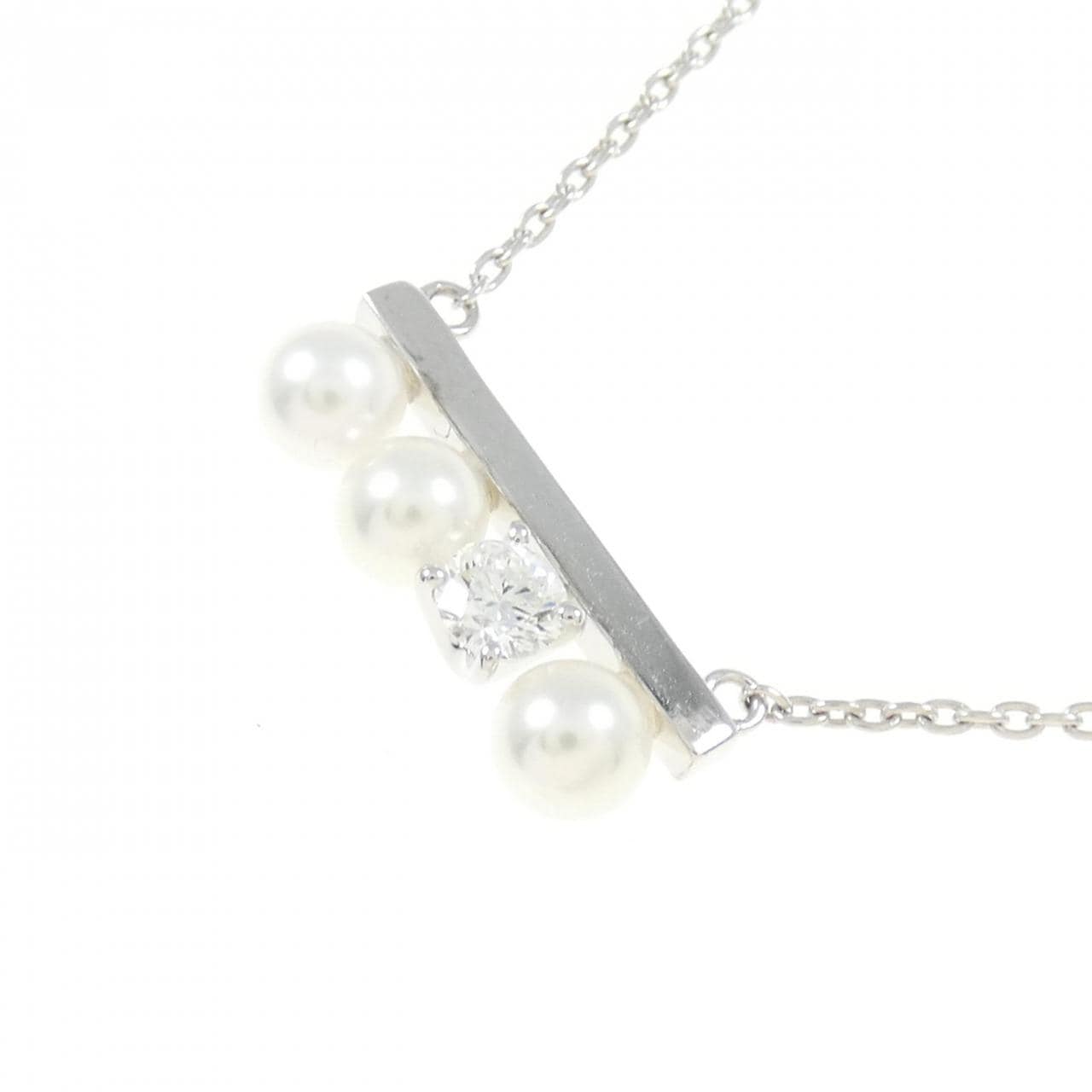 Tasaki Petit Balance Diamond Solo Necklace