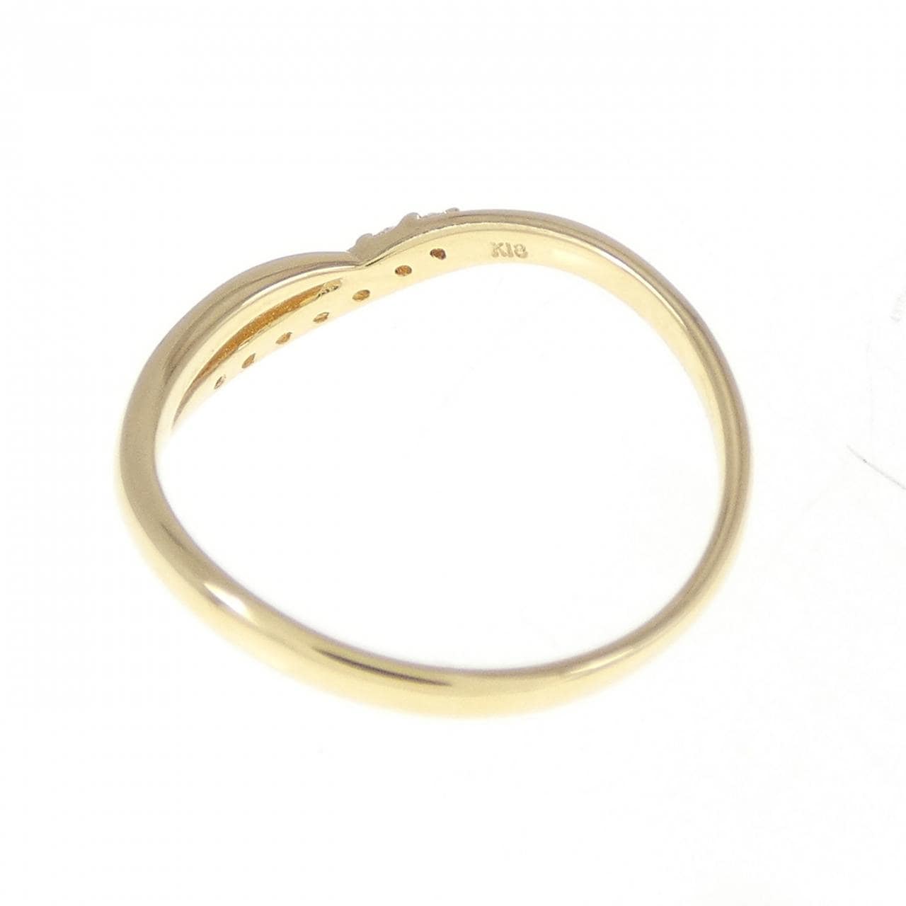 K18YG ダイヤモンド リング 0.04CT