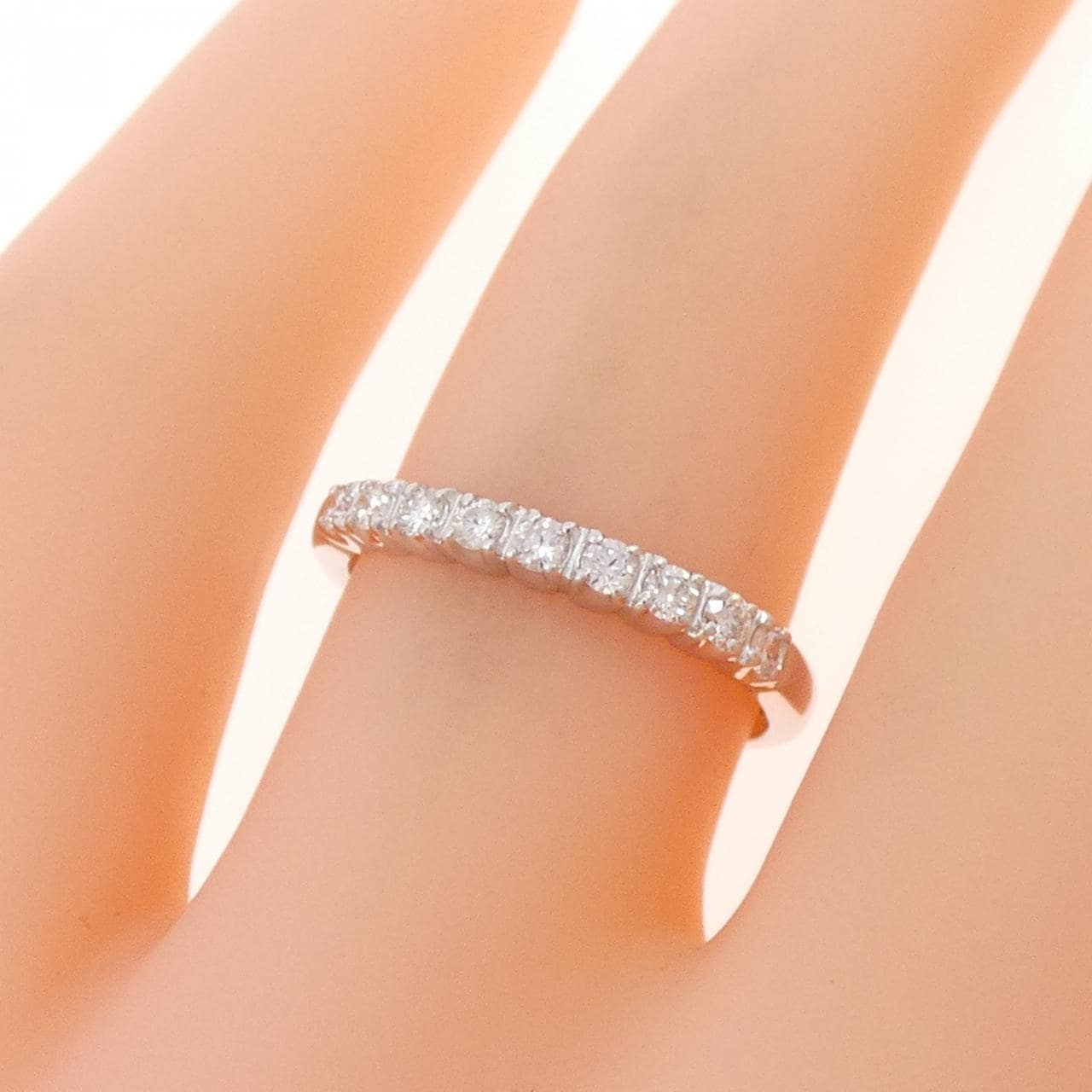 K18WG ダイヤモンド リング 0.180CT