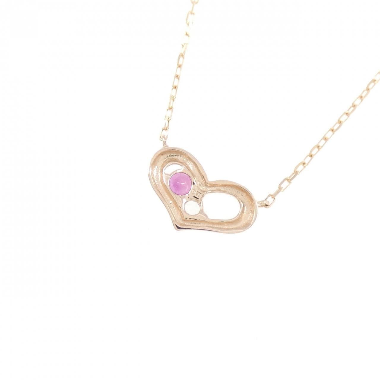 K10PG ルビー ネックレス