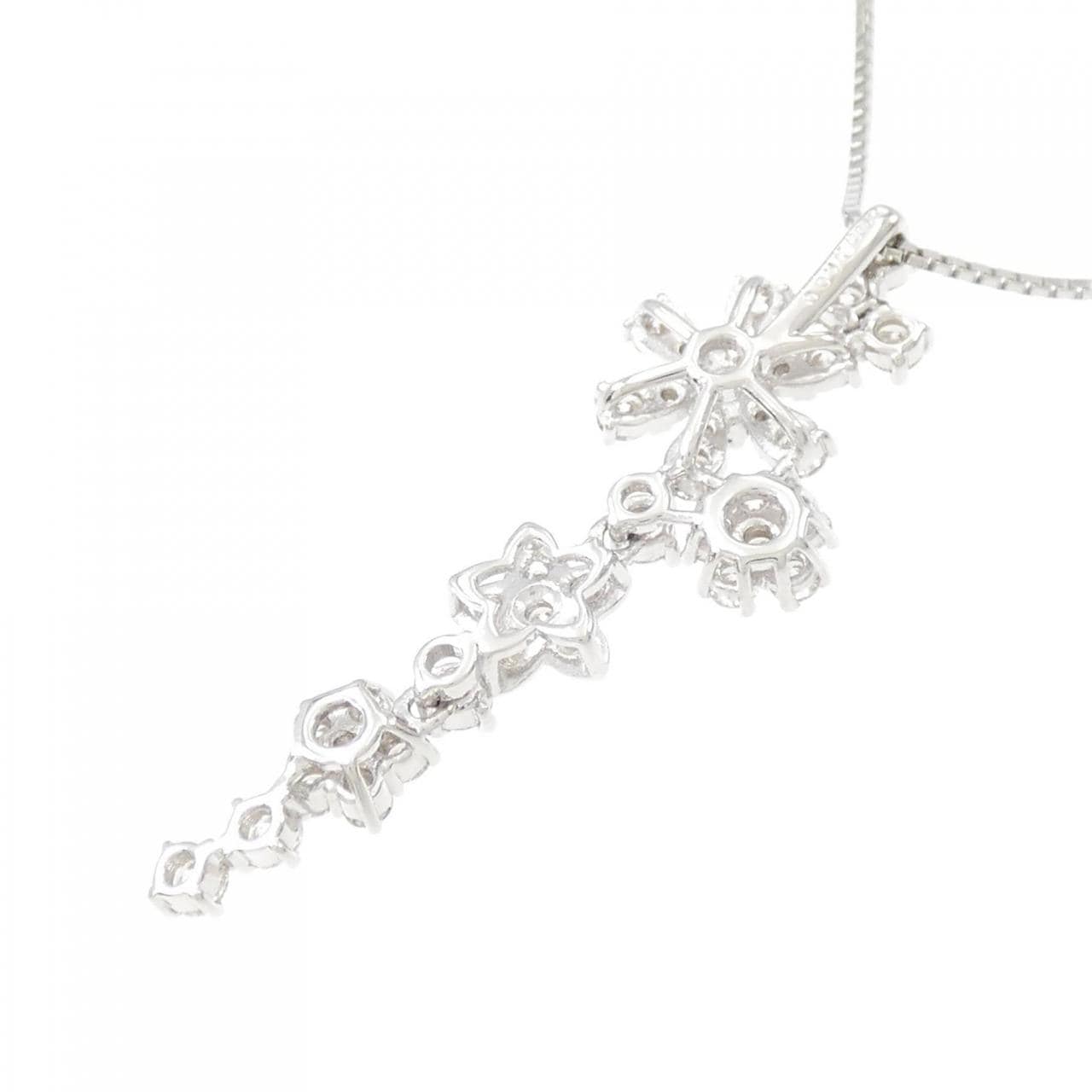 PT Flower Diamond Necklace 1.00CT