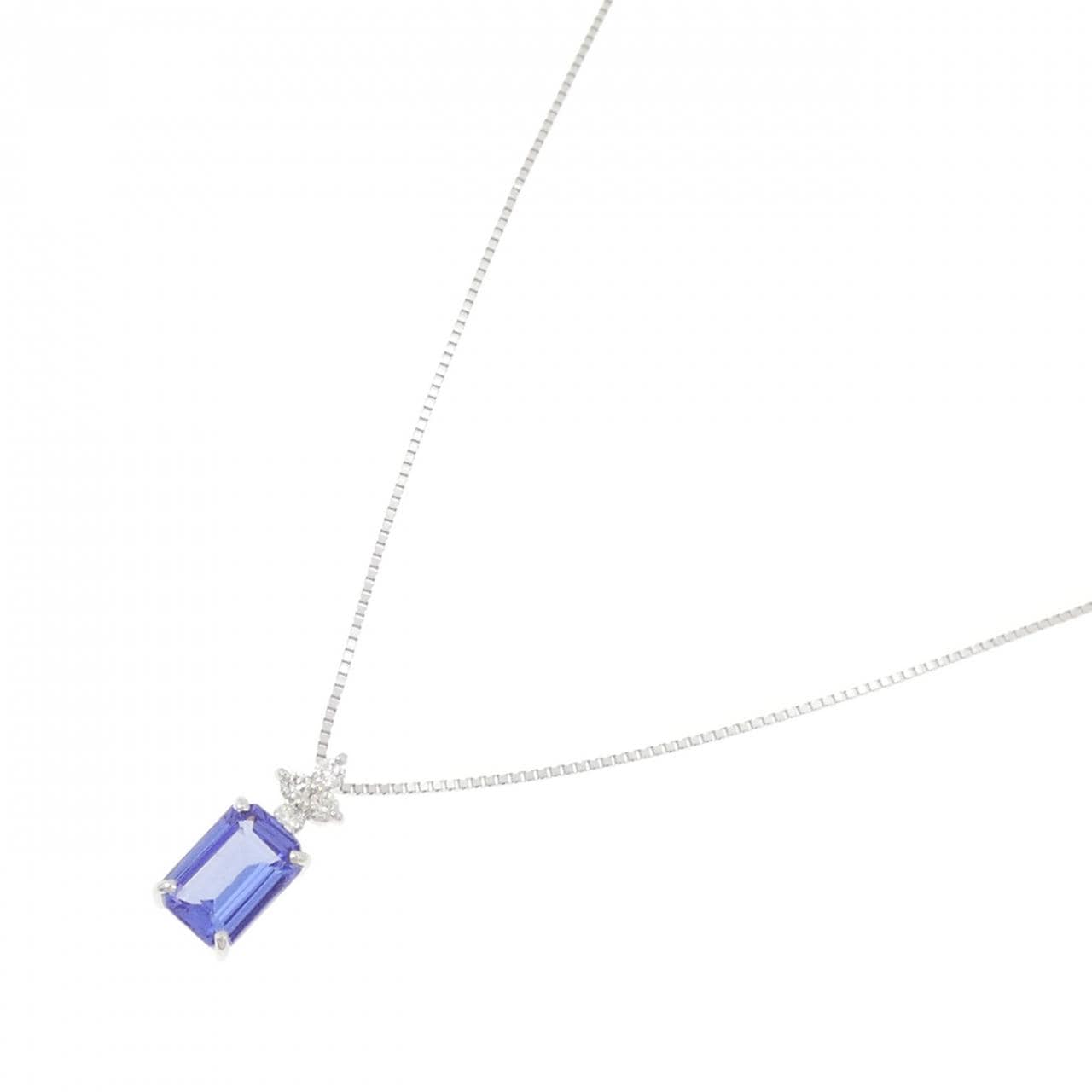 PT Tanzanite Necklace 0.85CT