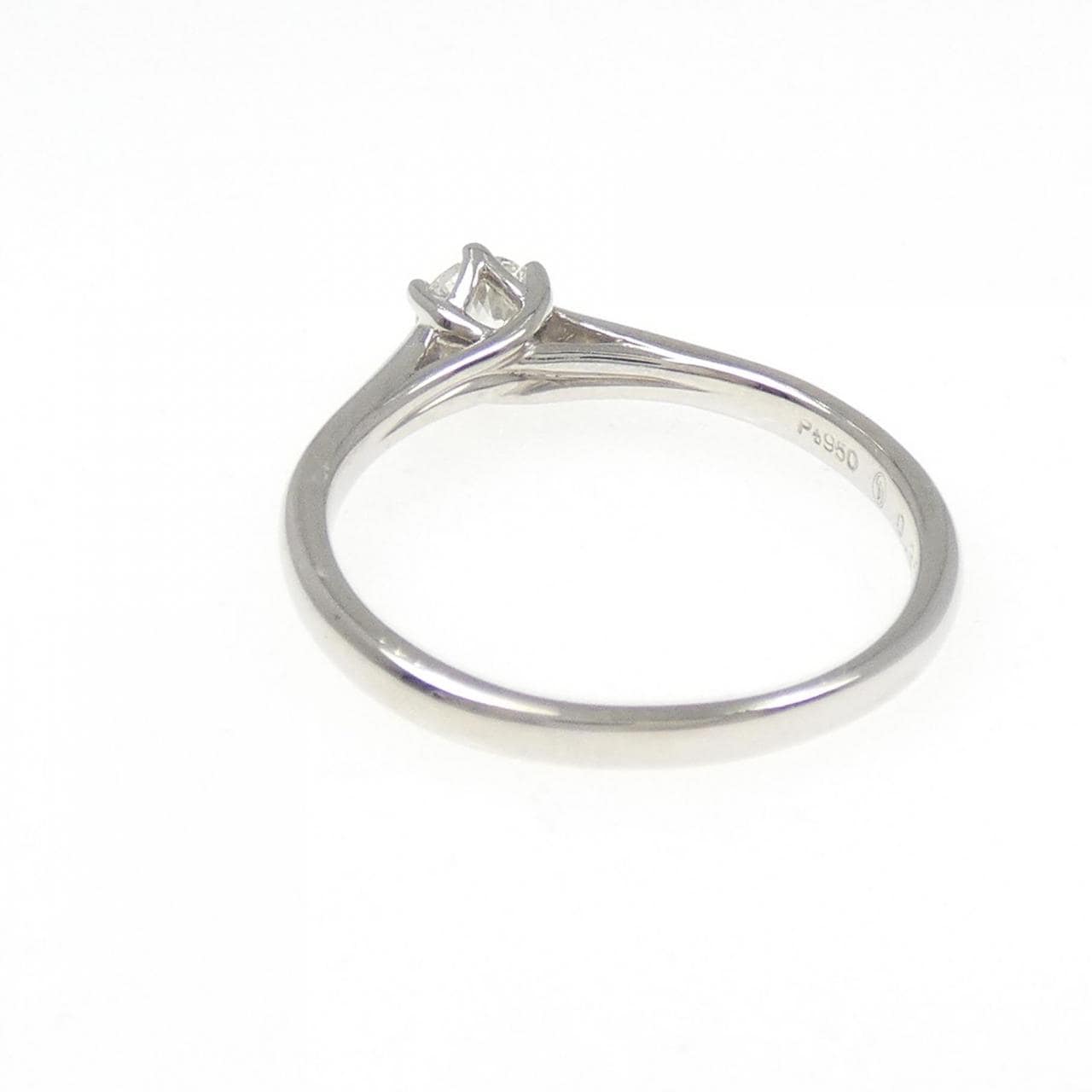 PT950 ダイヤモンド リング 0.274CT G VS2 EXT H&C