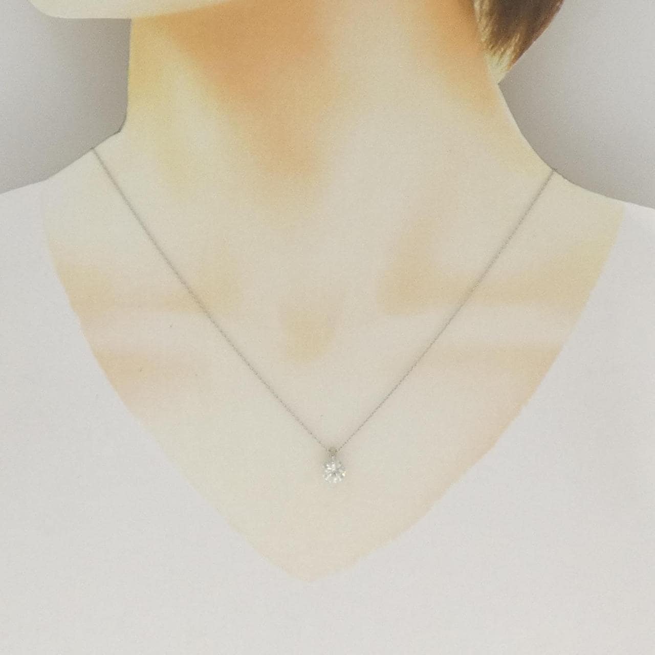 PT900/PT850 ダイヤモンド ネックレス 1.013CT