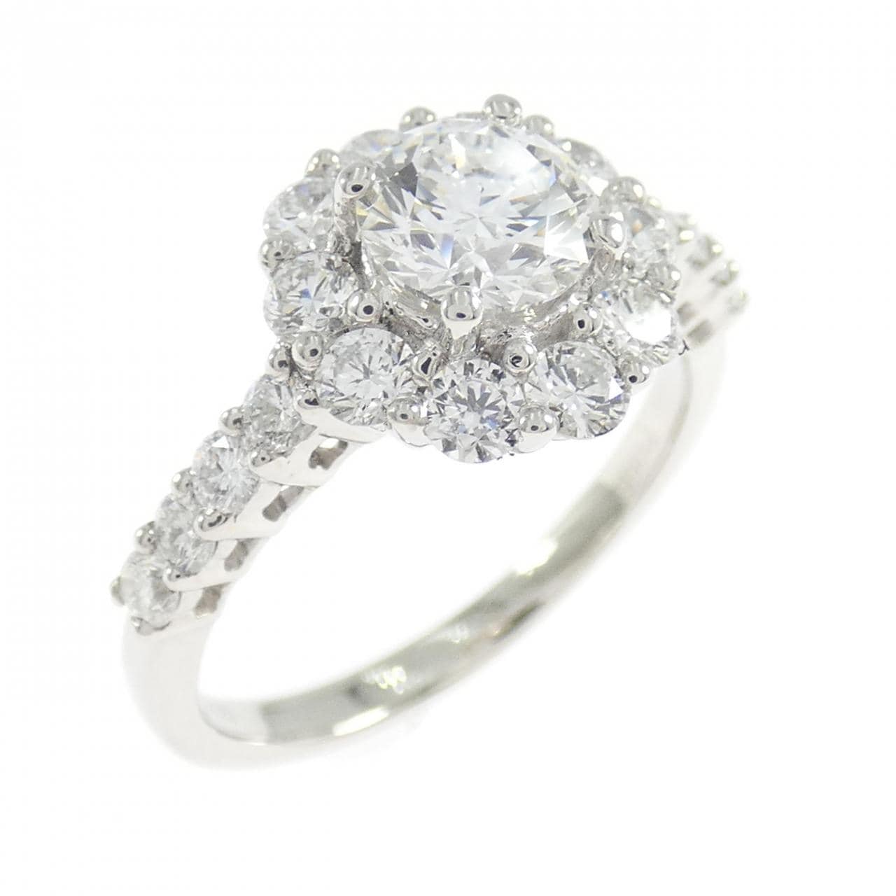 PT900 ダイヤモンド リング 0.731CT D VS2 3EXT H&C