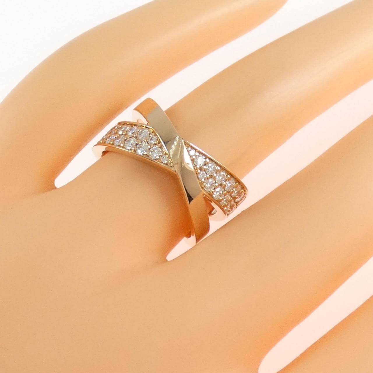 ティファニー Xワイド リング 0.51CT