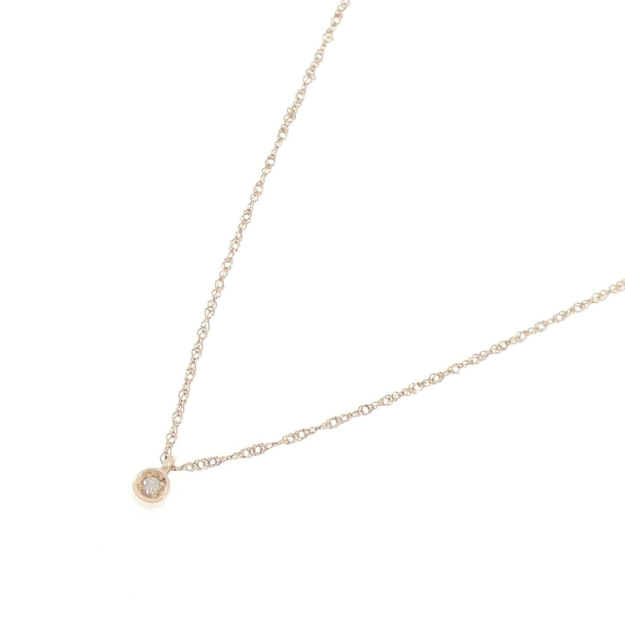 K10YG ダイヤモンド ネックレス