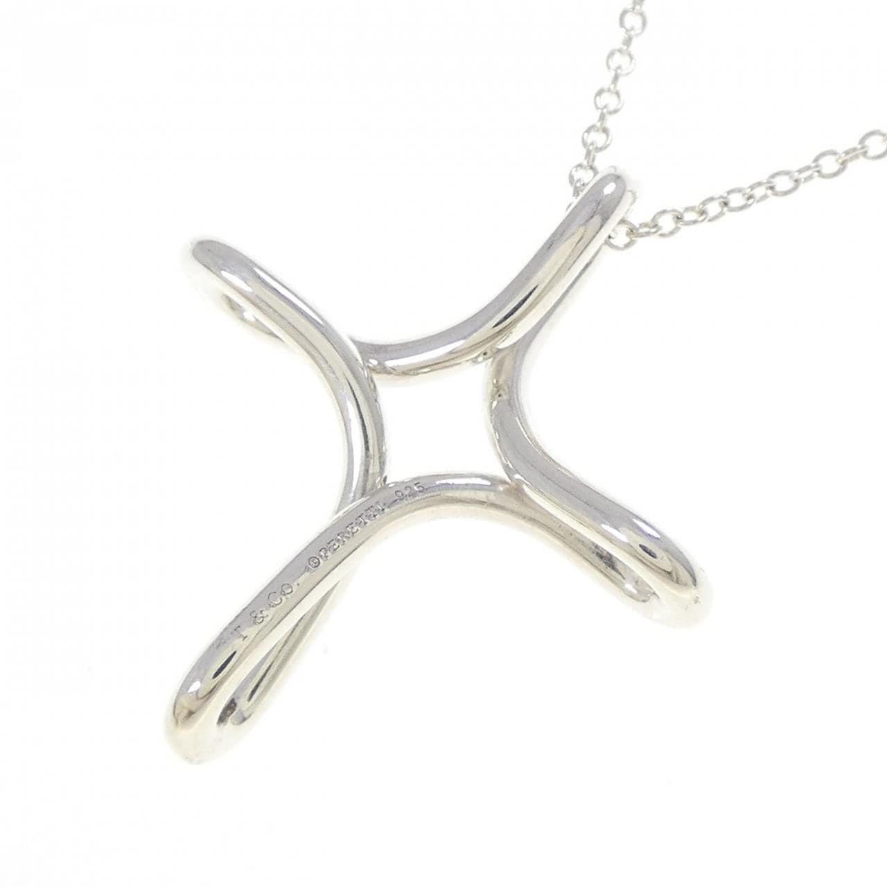 ティファニー インフィニティ クロス ネックレス