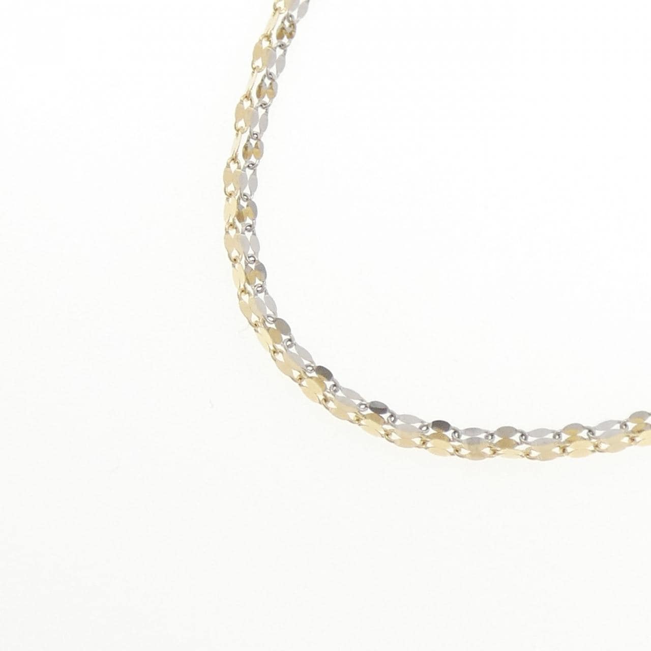 K18YG/PT850 ネックレス