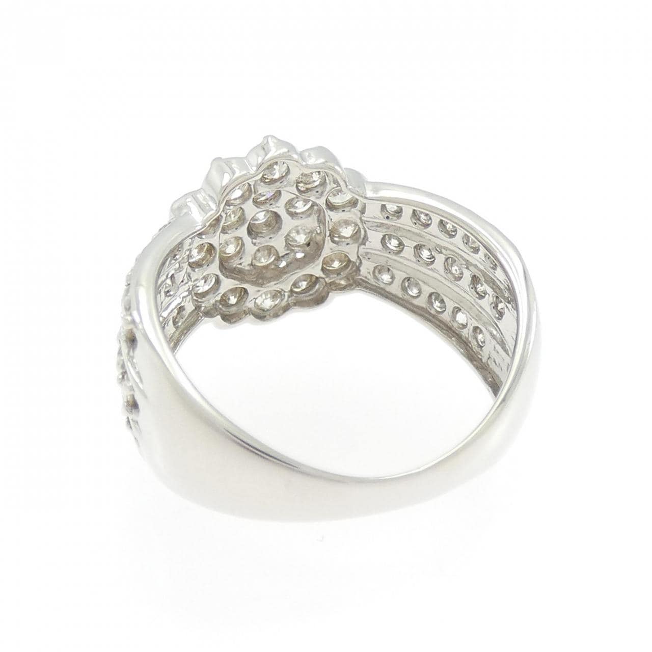 PT900 フラワー ダイヤモンド リング 1.00CT