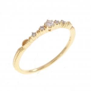 アガット ダイヤモンド リング 0.04CT