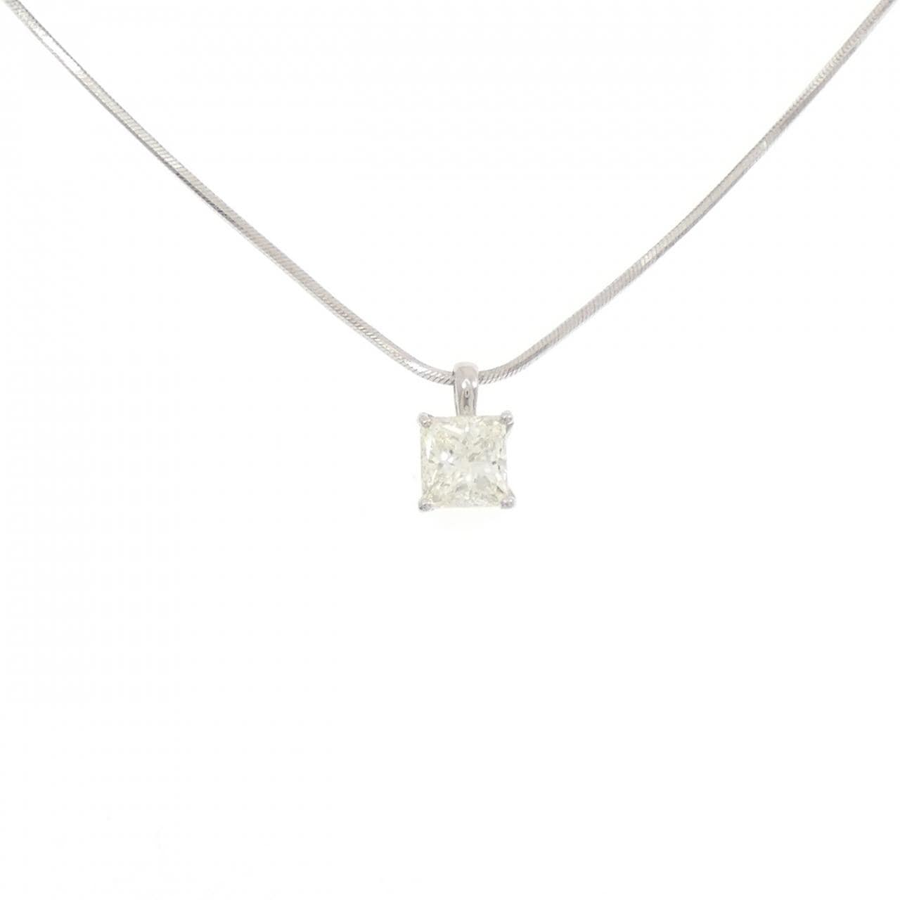 PT900/PT850 ダイヤモンド ネックレス 1.005CT L SI2 ファンシーカット