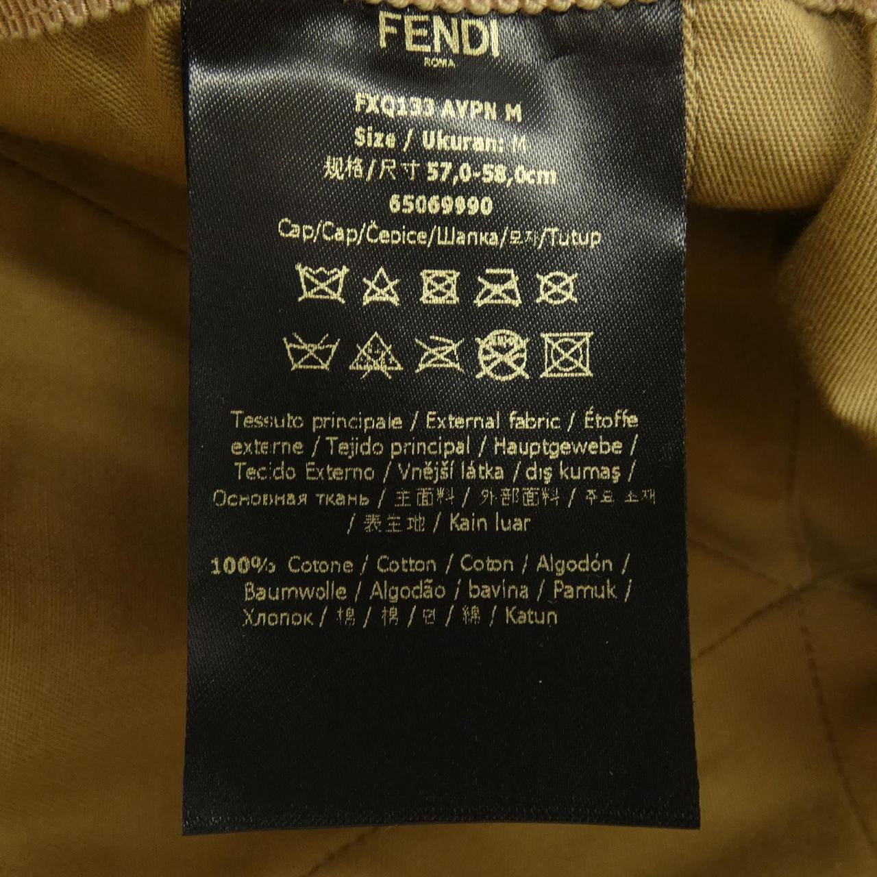 フェンディ FENDI FXQ133 AVPN キャップ