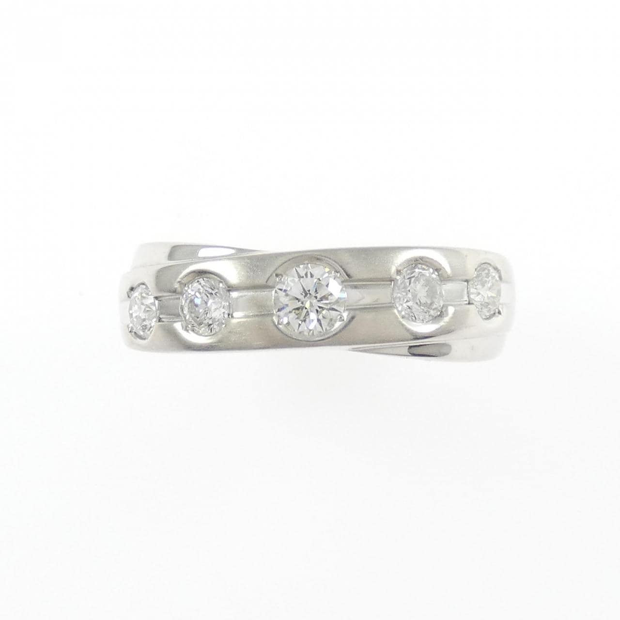 K18WG ダイヤモンド リング 0.48CT