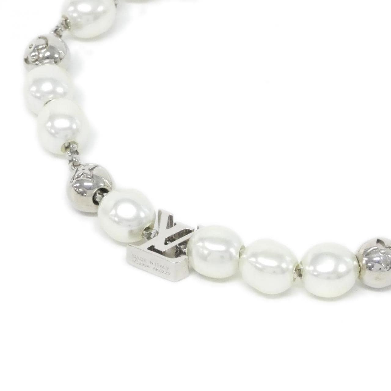 ルイヴィトン ブレスレット モノグラム パール M0996A ブレスレット