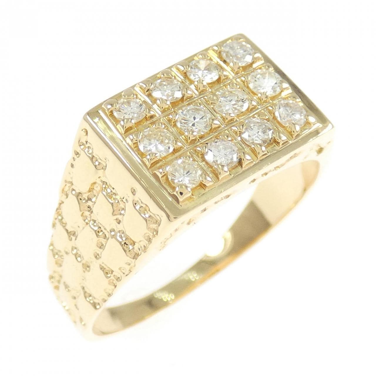 K18YG ダイヤモンド リング 0.70CT