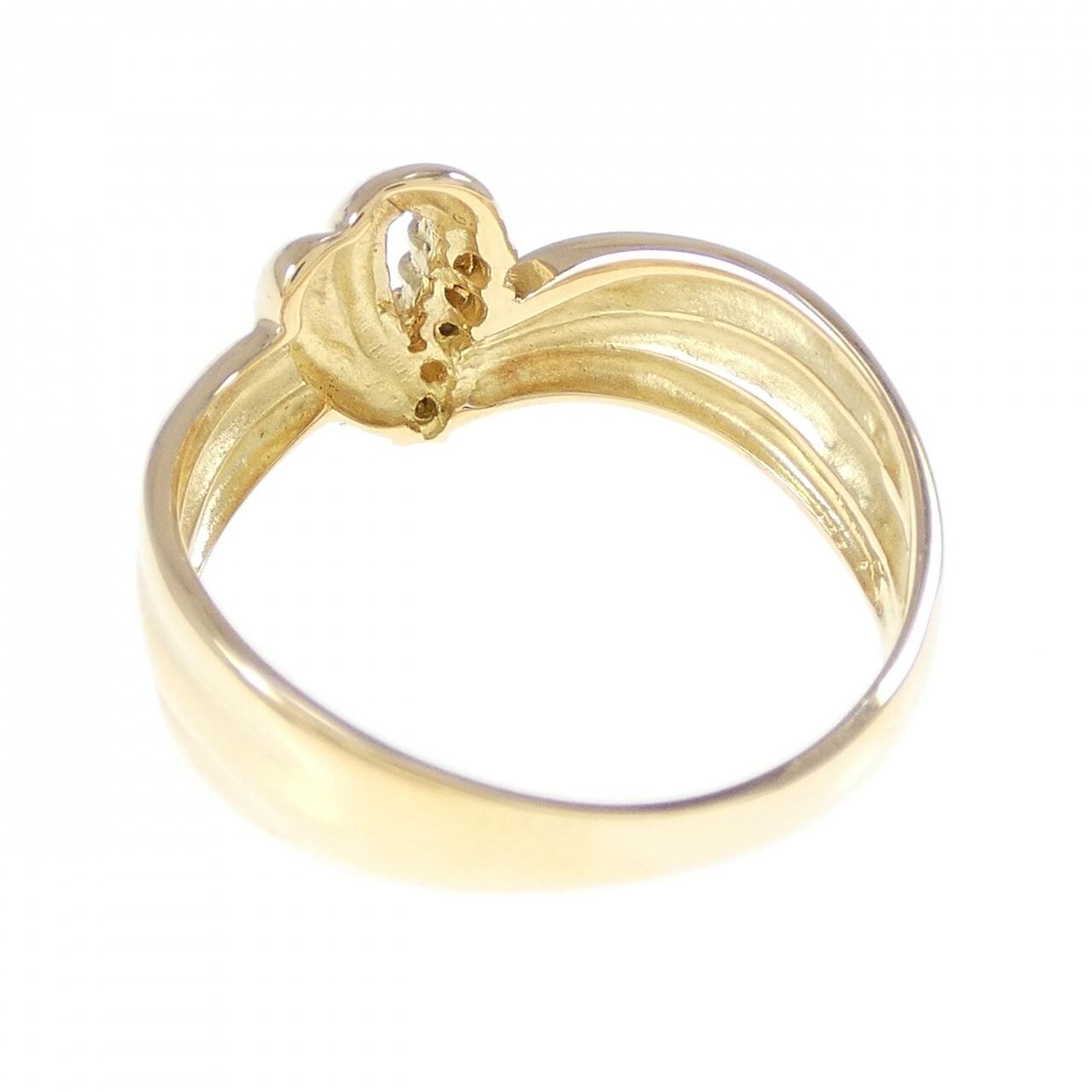 K18YG ダイヤモンド リング 0.05CT