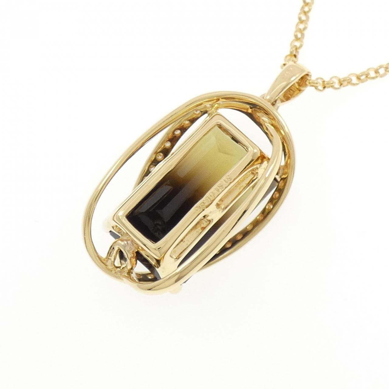 K18YG クオーツ ネックレス 31.34CT