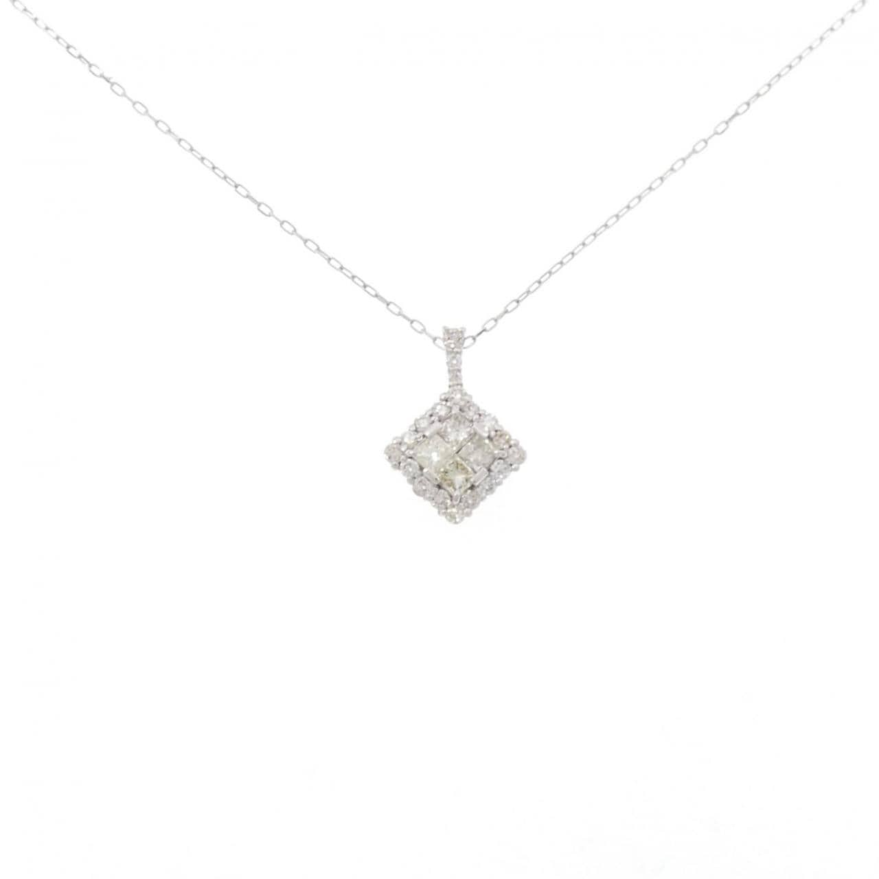 [BRAND NEW] PT Diamond Necklace 0.39CT