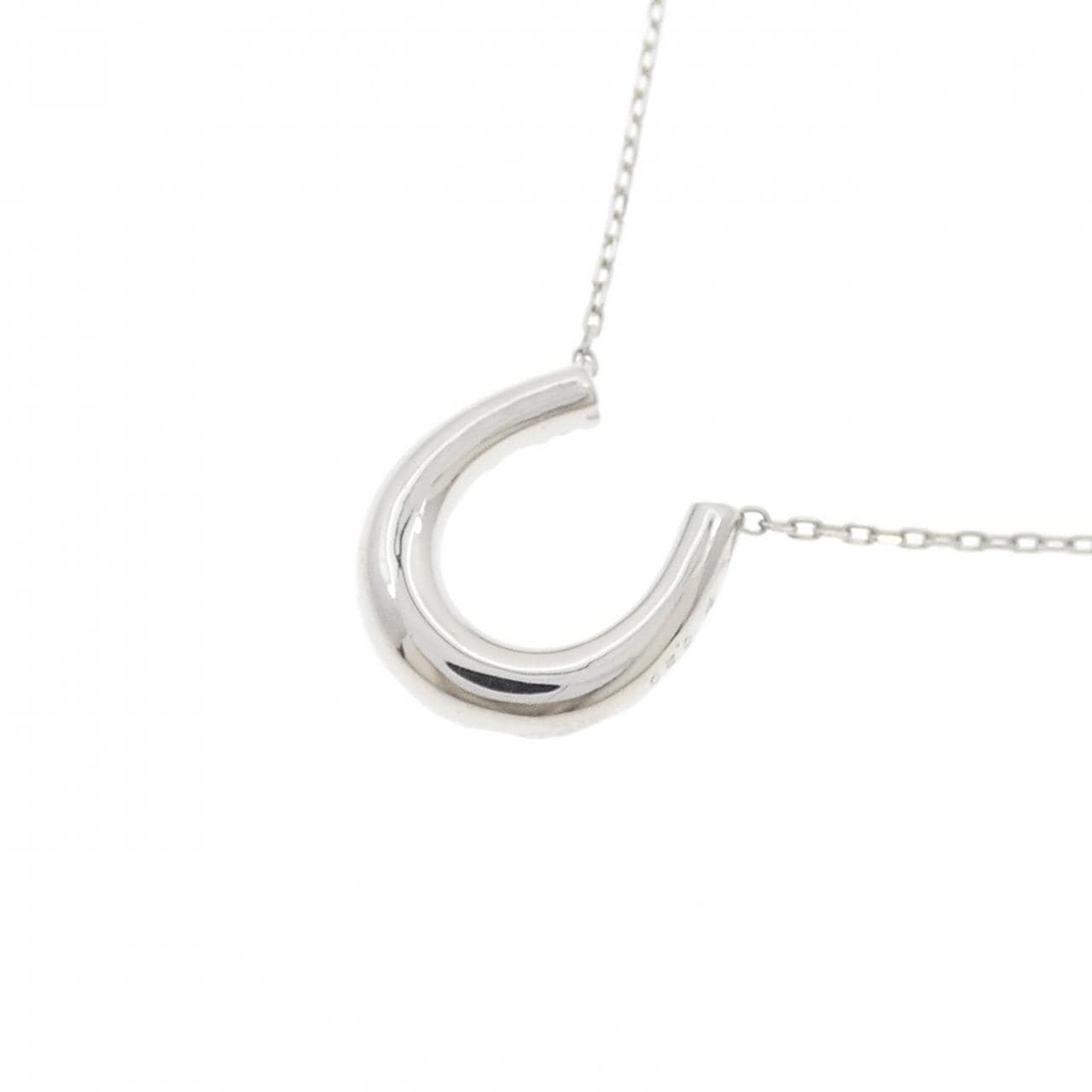 ポンテヴェキオ ホースシュー ダイヤモンド ネックレス 0.20CT