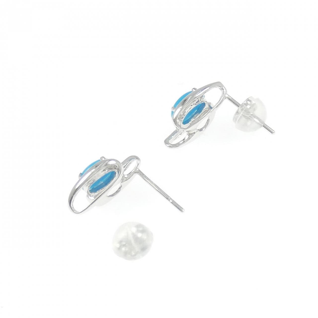 K14WG ターコイズ ピアス