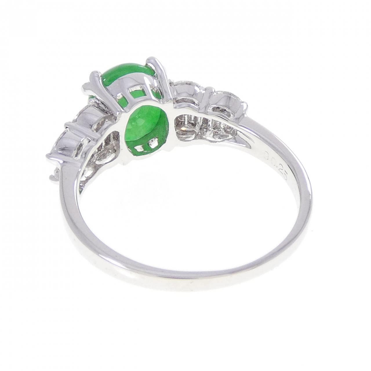 750WG ヒスイ リング