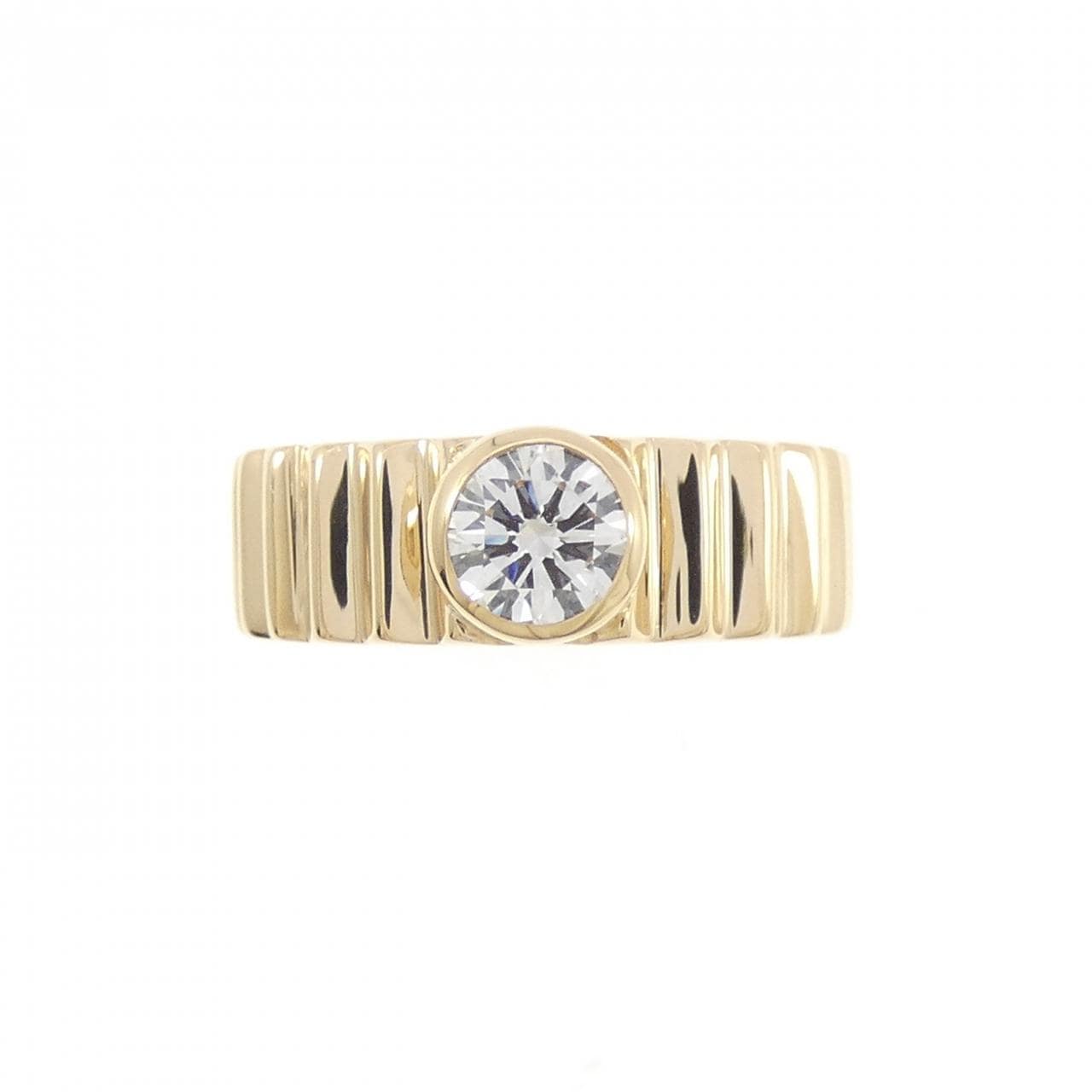 K18YG ダイヤモンド リング 0.502CT
