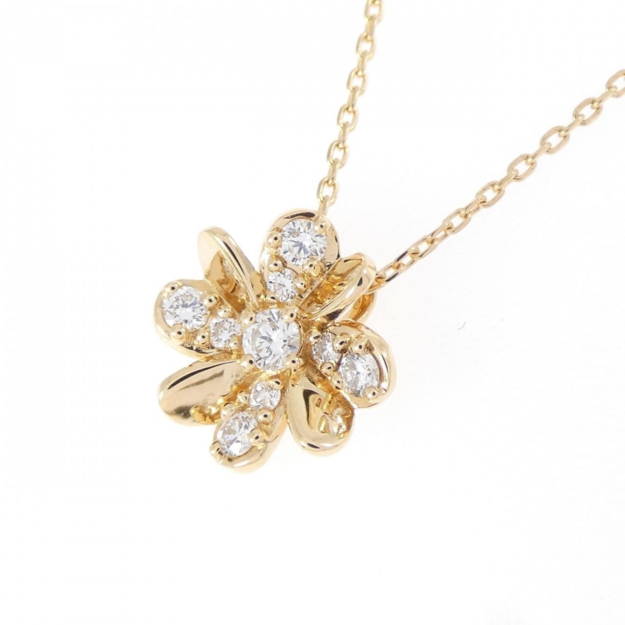 ポンテヴェキオ ダイヤモンド ネックレス 0.12CT