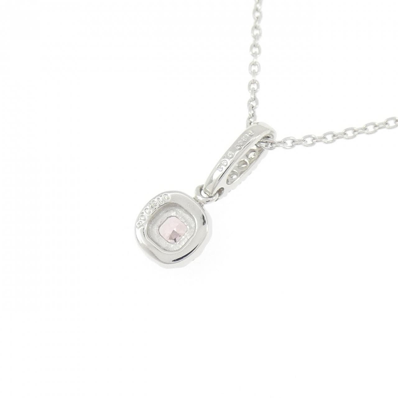 PT900/PT850 ダイヤモンド ネックレス 0.130CT FIPP SI1 ファンシーカット