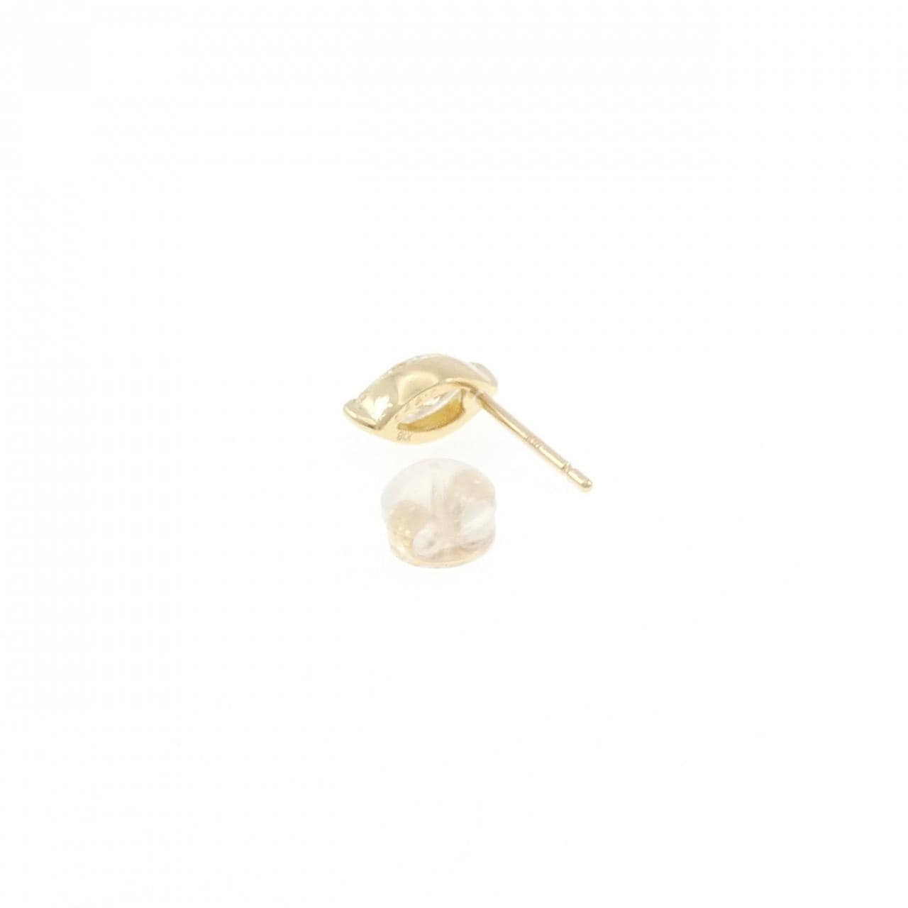 K18YG ダイヤモンド ピアス 0.445CT 片耳