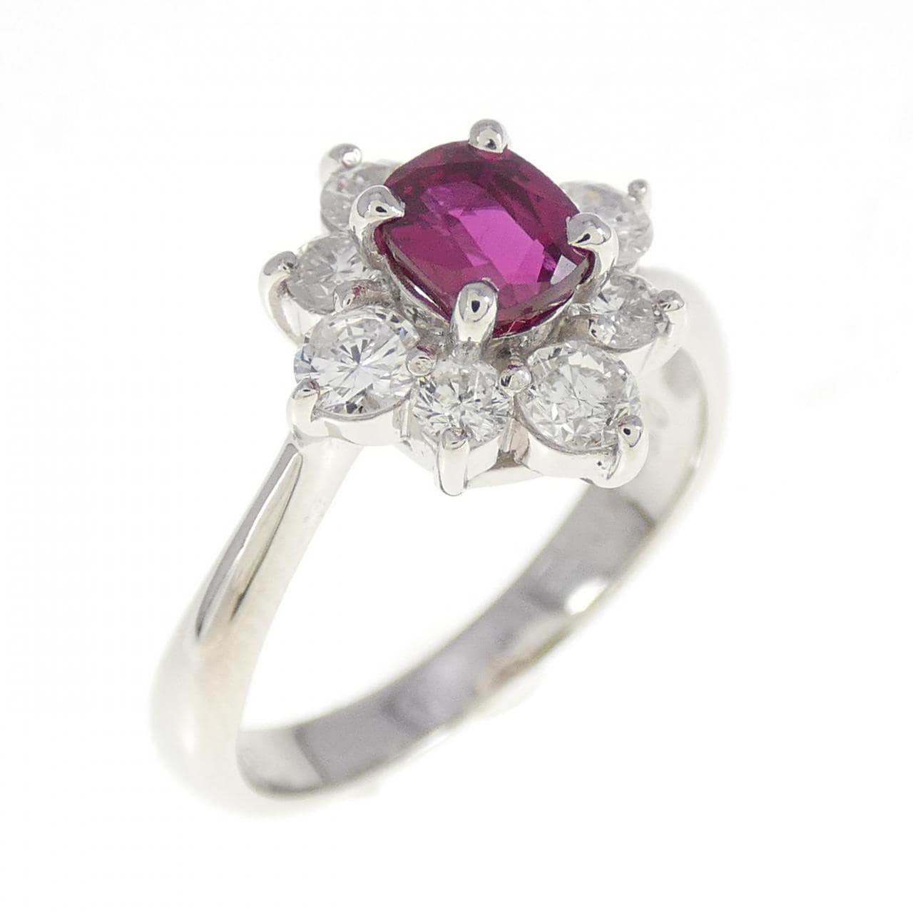 PT ルビー リング 0.55CT