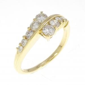 K18YG ダイヤモンド リング 0.50CT