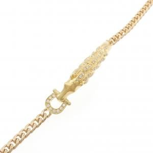 750YG/750PG ホース ダイヤモンド ブレスレット 0.56CT