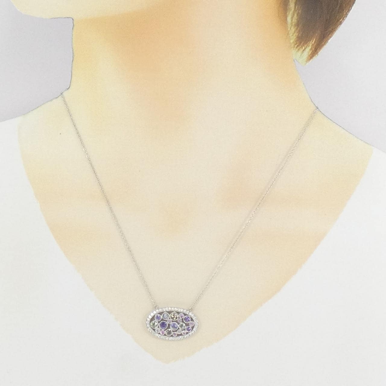 ティファニー コブルストーン ネックレス