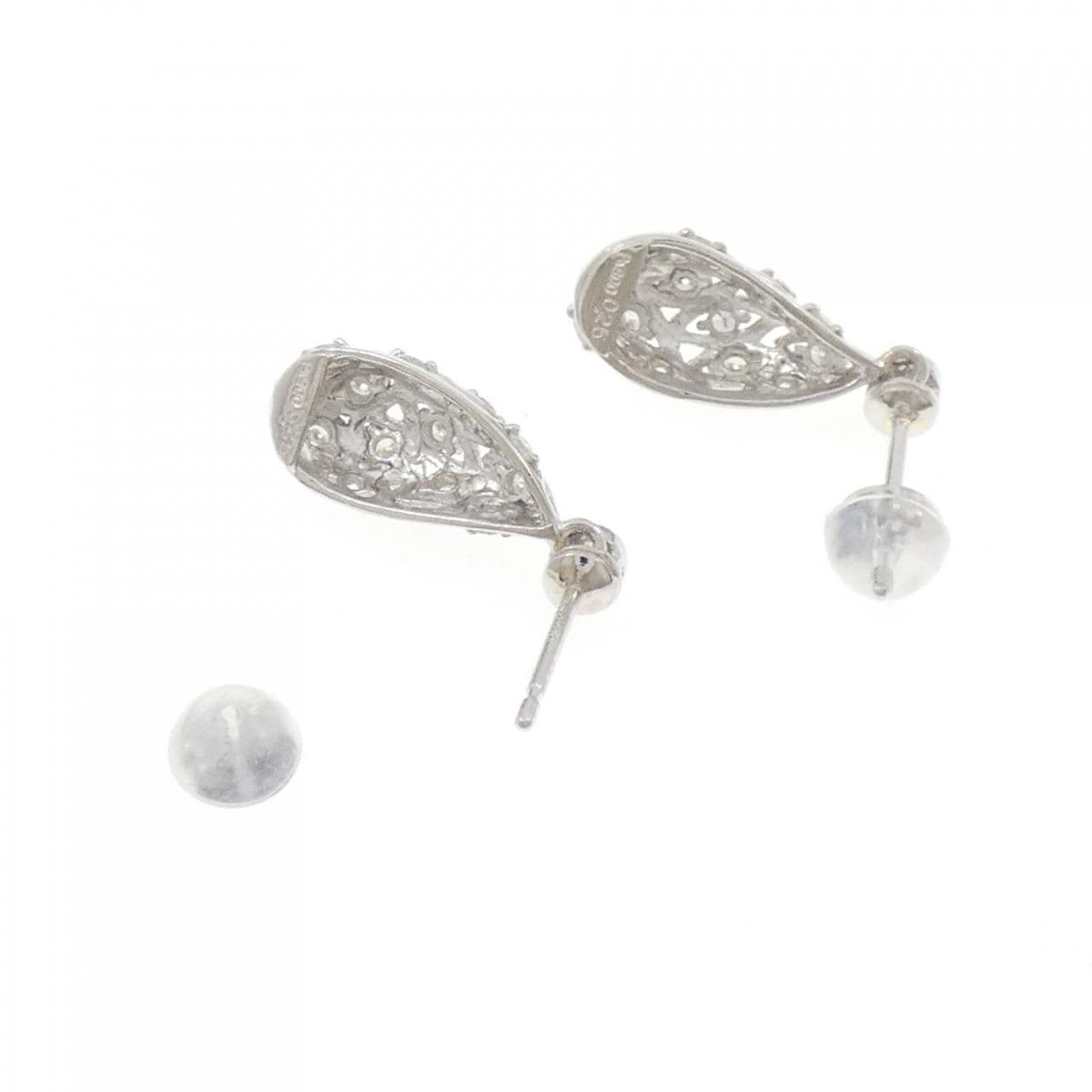 PT900 ダイヤモンド ピアス 0.50CT