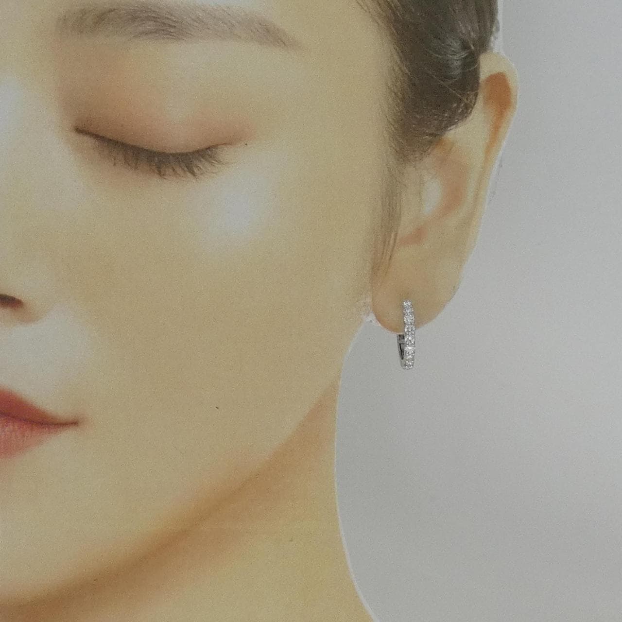 [BRAND NEW] PT Diamond earrings 1.001CT