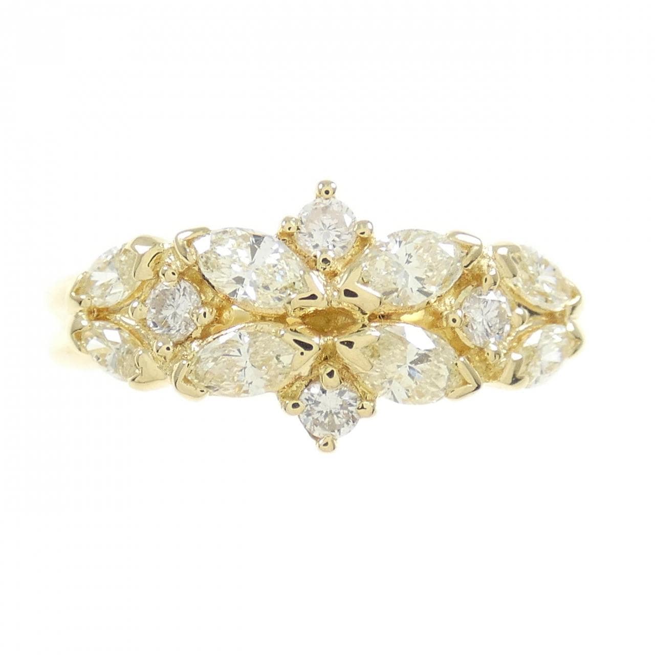 K18YG ダイヤモンド リング 0.69CT
