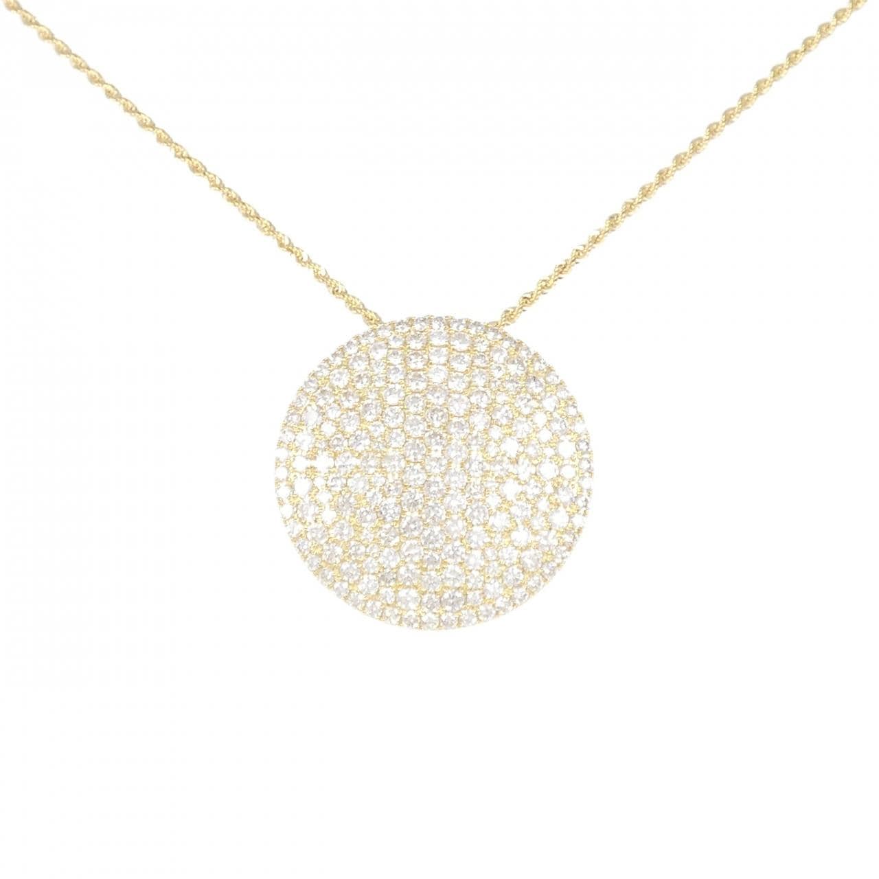【新品】K18YG ダイヤモンド ネックレス 10.00CT