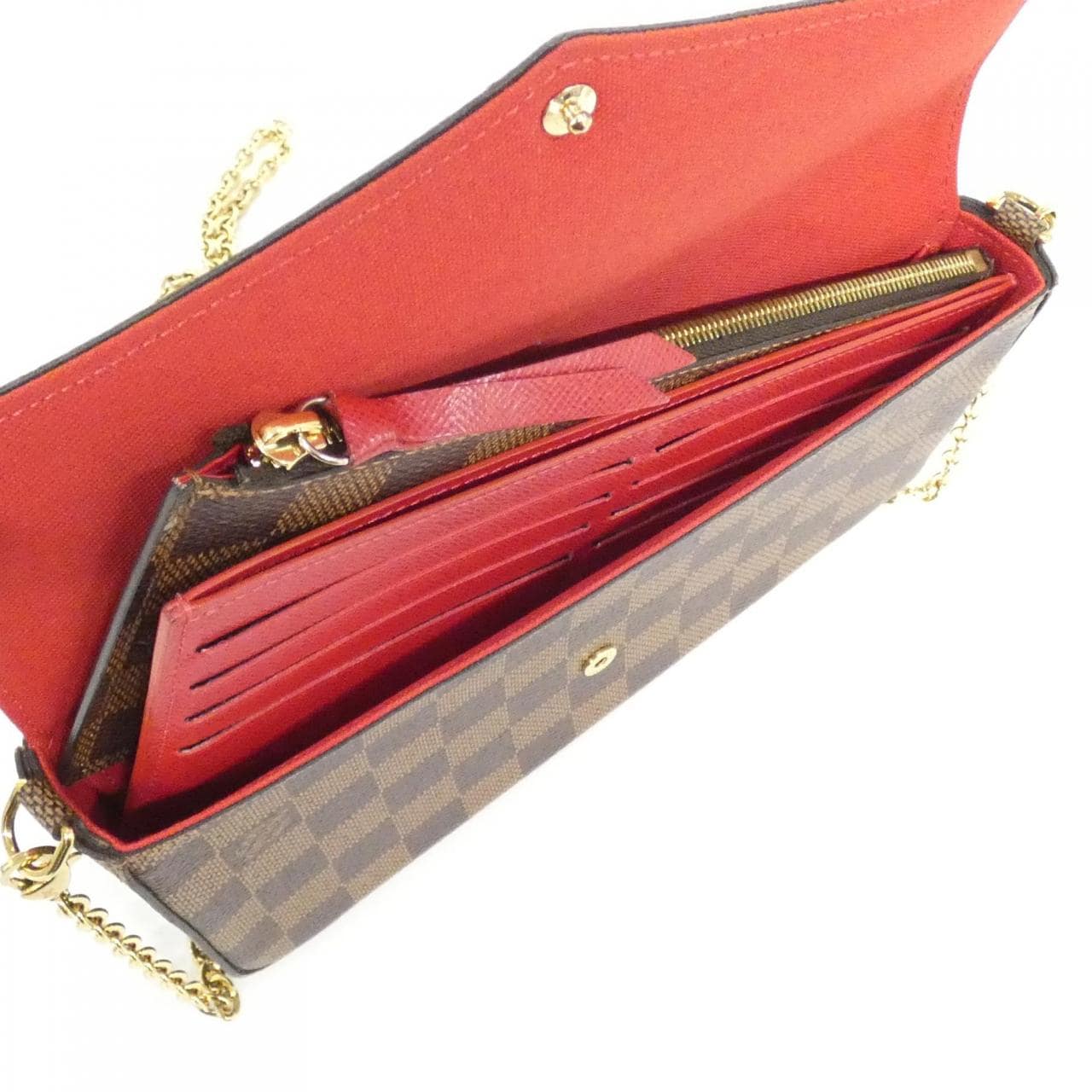 ルイヴィトン ダミエ ポシェット フェリシー N63032 ショルダーバッグ