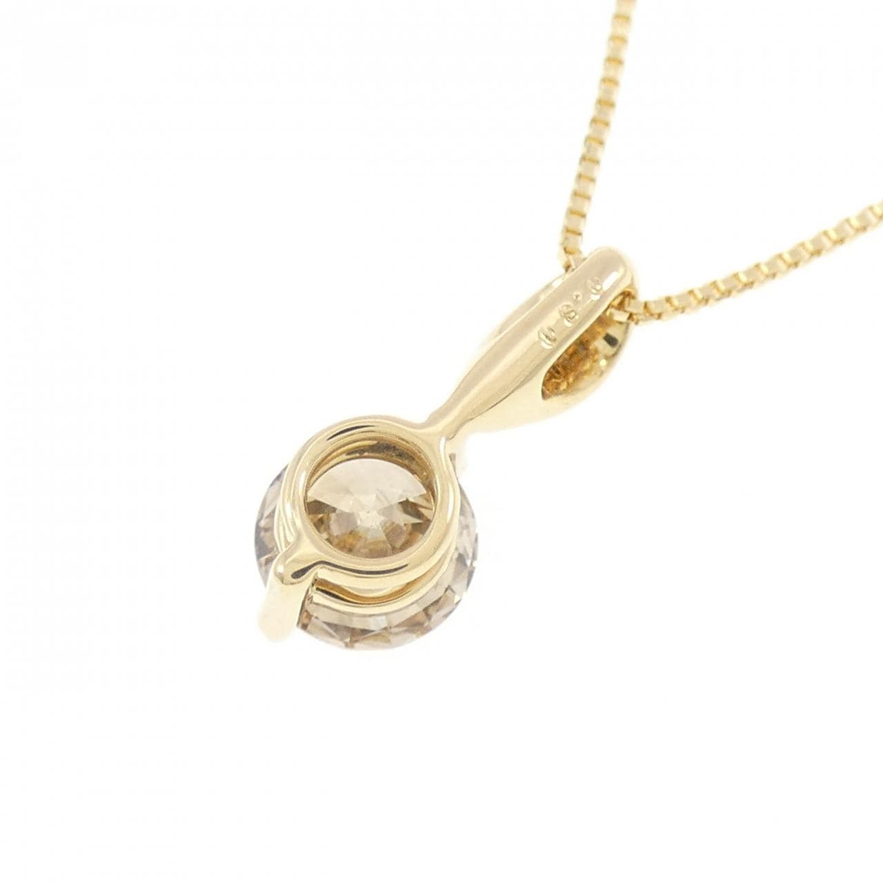 K18YG ダイヤモンド ネックレス 0.80CT