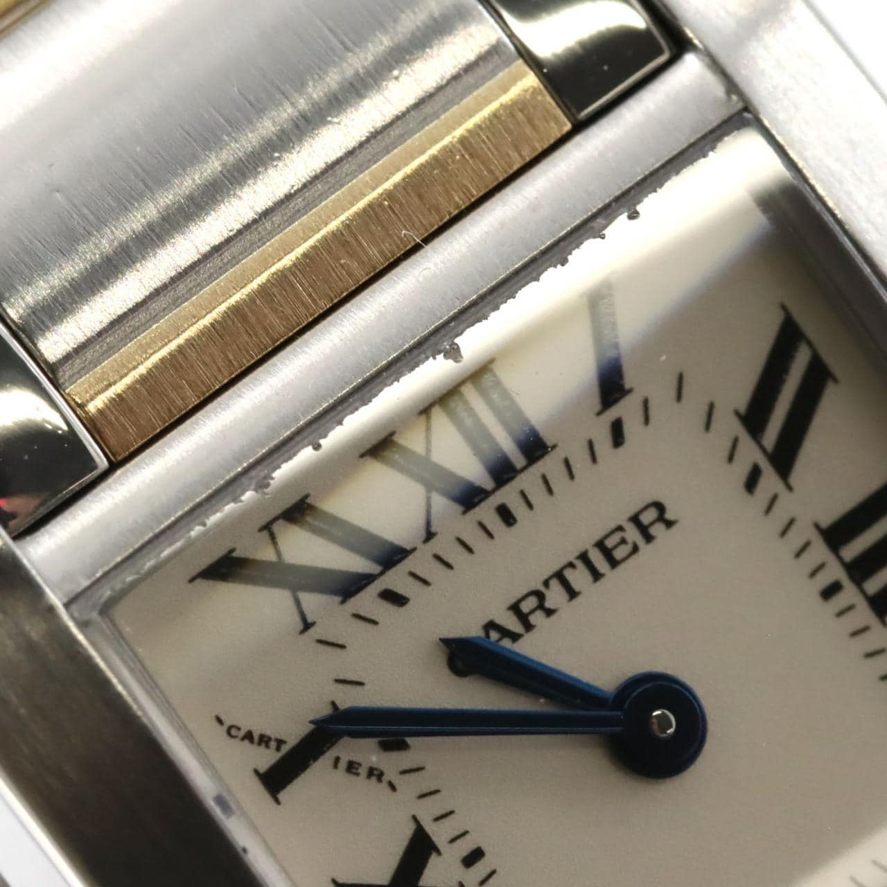 カルティエ タンクフランセーズSM コンビ W51007Q4 SSxYG クォーツ