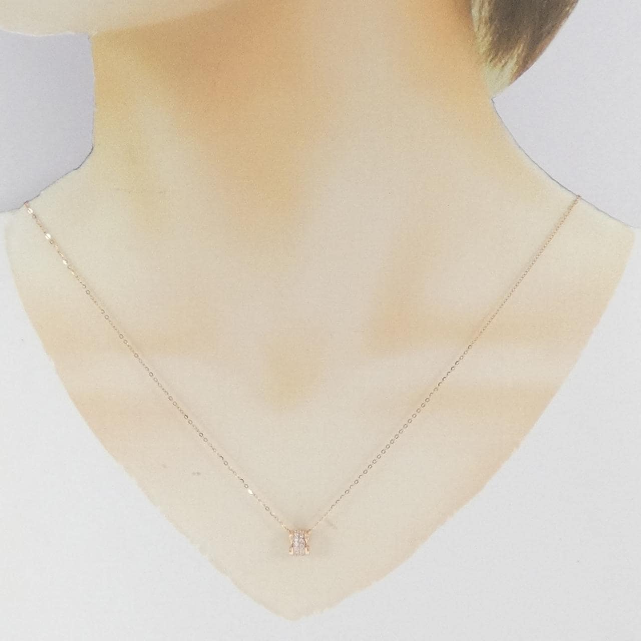 585PG/750PG Cubic Zirconia Necklace