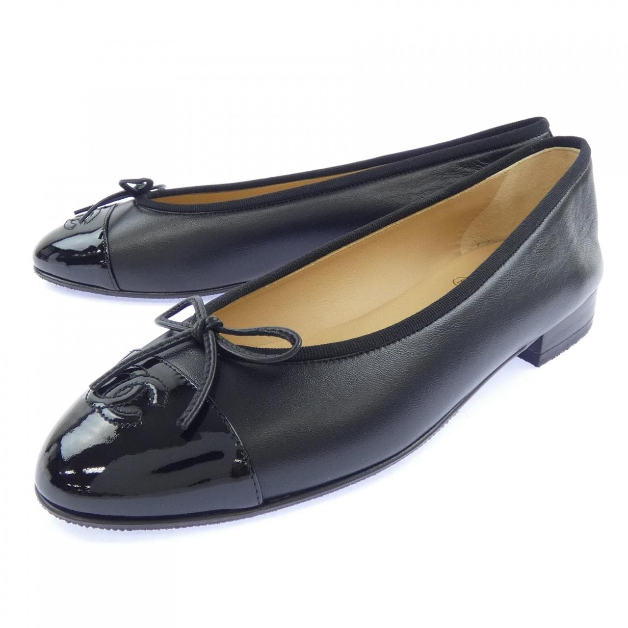 シャネル CHANEL バレリーナ G02819Y01552 フラットシューズ