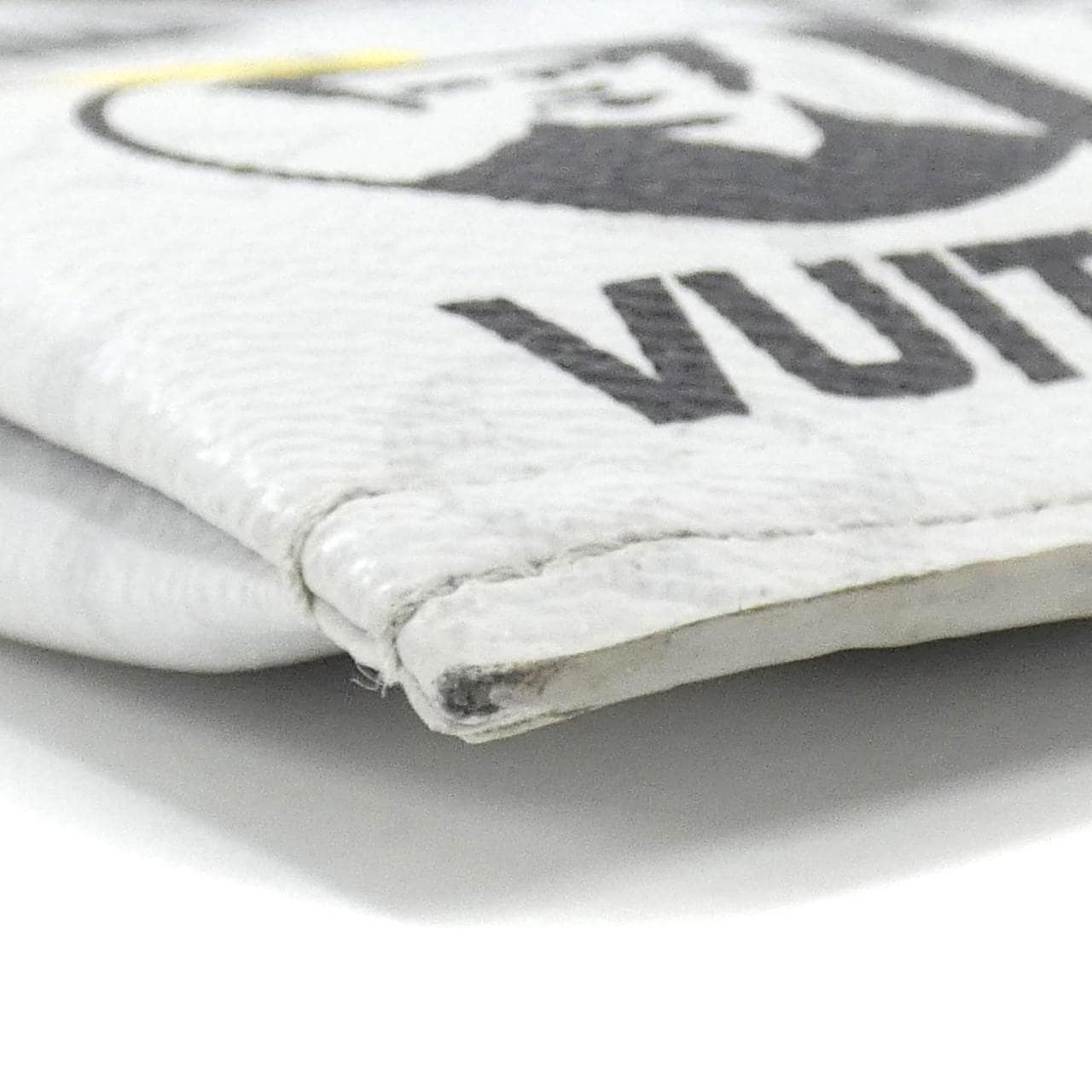 ルイヴィトン ホワイト モノグラム ロゴ フラット ヴェルティカル トート M44627 バッグ