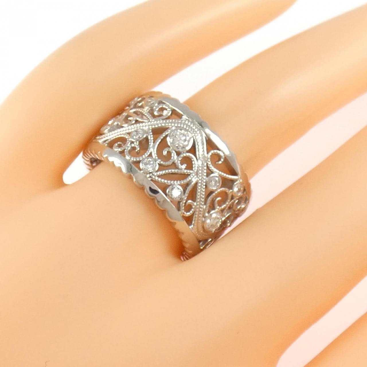 PT900 ダイヤモンド リング 0.417CT